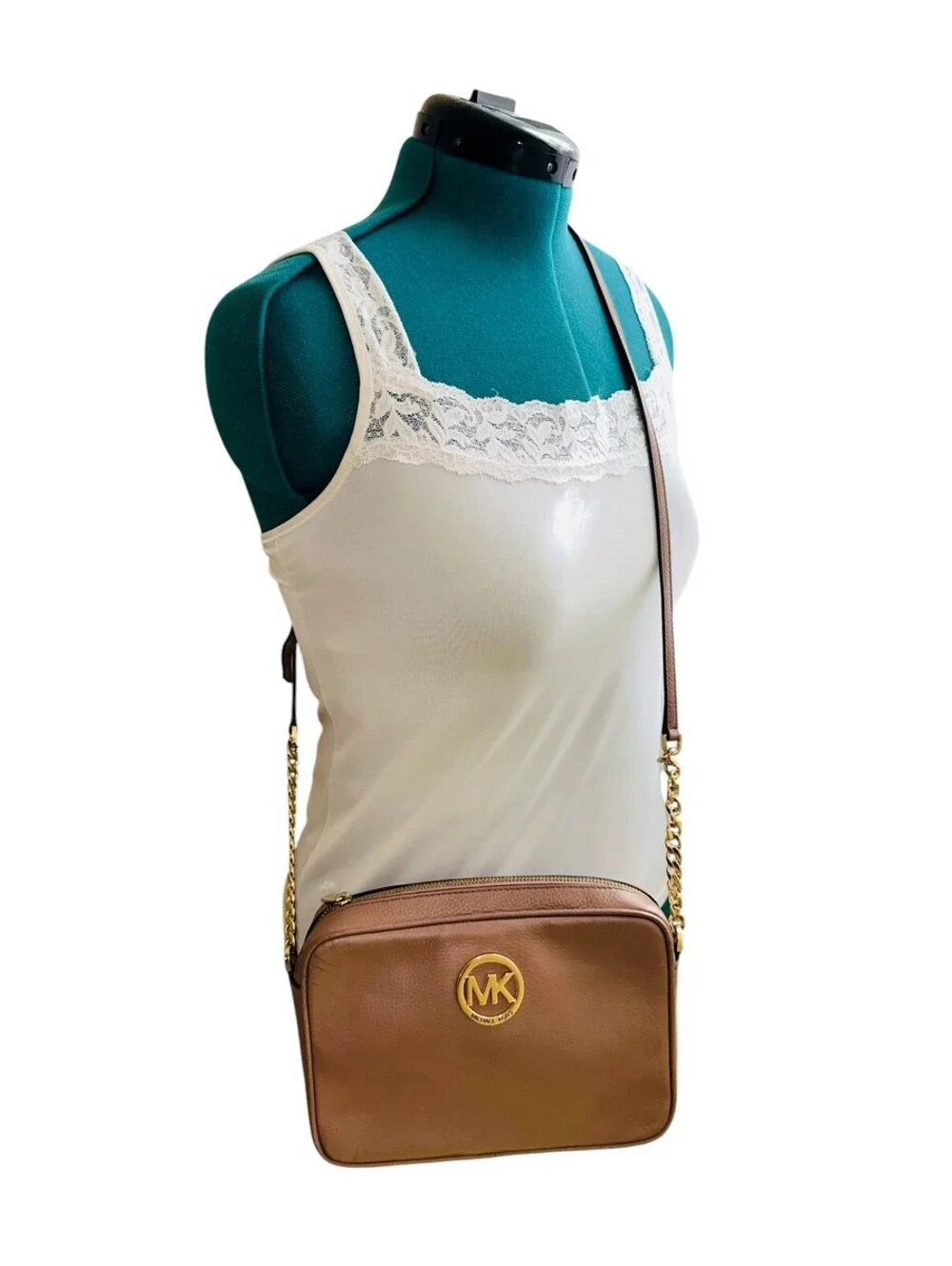 Michael Kors Pink Blush Jet Set Fulton Crossbody